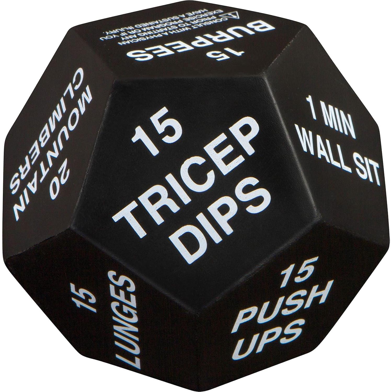 Dados de Ejercicio Juliet Paige - 10.16 cm, 12 Caras, Fitness