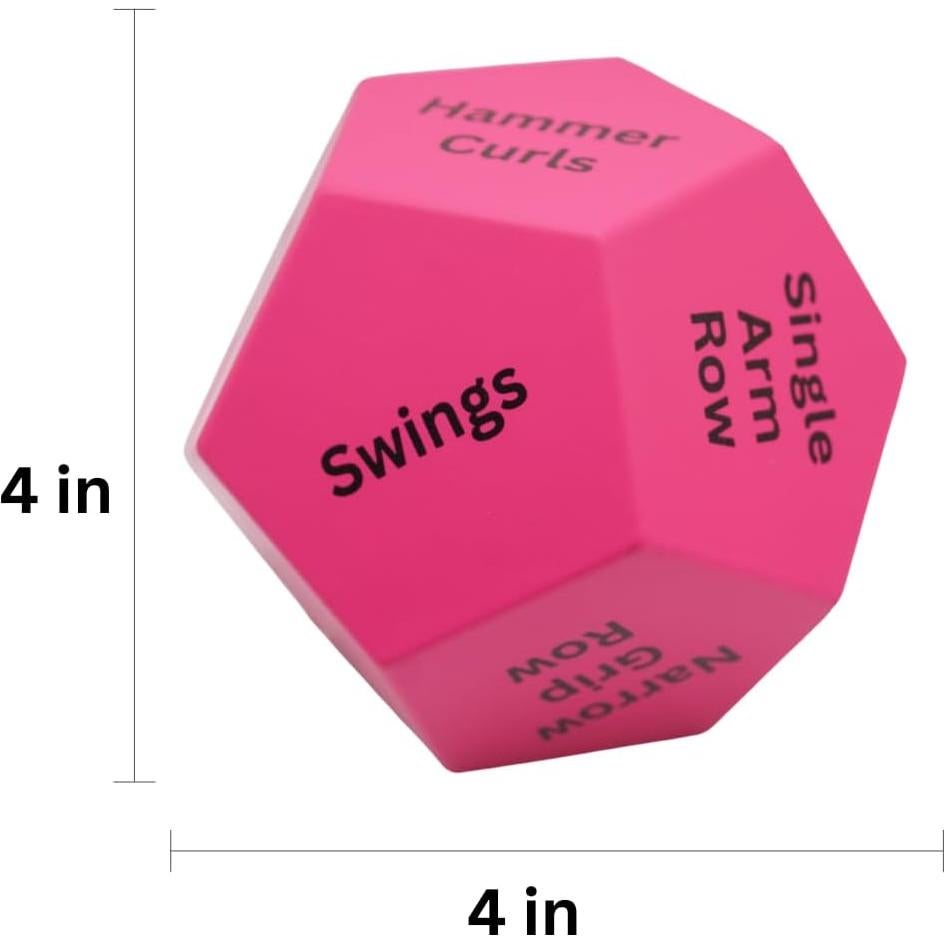 Set de 3 Dados de Fitness para Adultos Mayores - Recupera Tu Forma