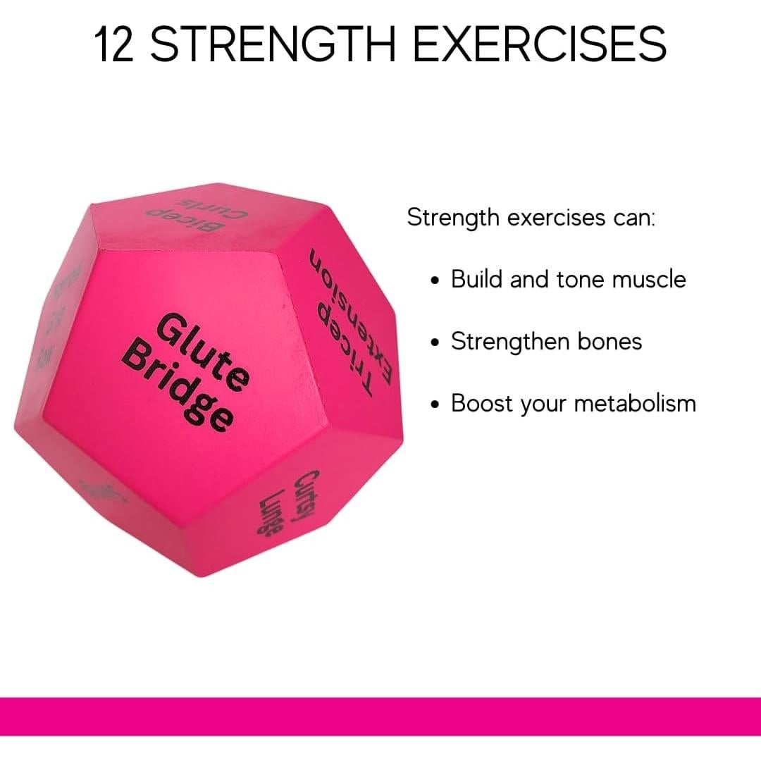 Set de 3 Dados de Fitness para Adultos Mayores - Recupera Tu Forma