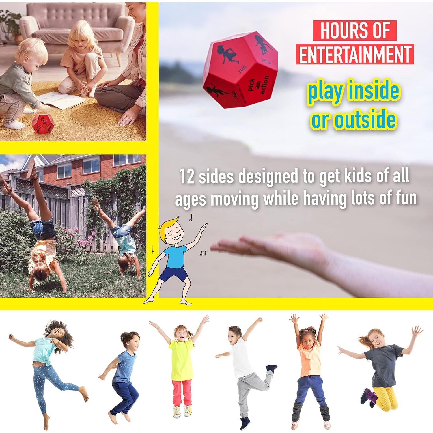 Dados de Ejercicio Covelico para Niños - Actividades Divertidas