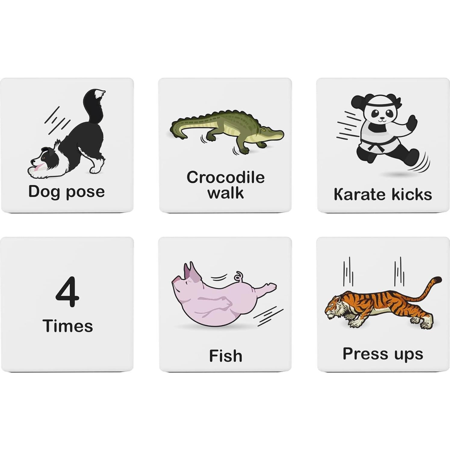 Dados de Ejercicio para Niños Omega Beauty 5 Piezas 3 Años+