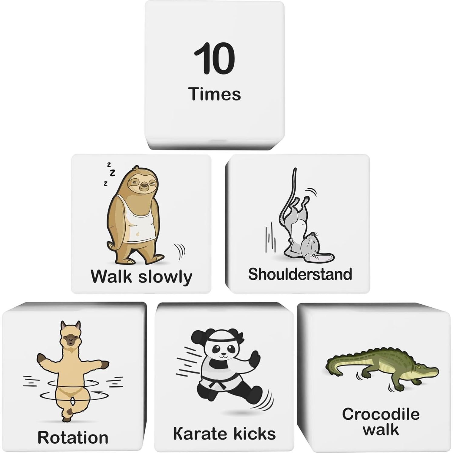 Dados de Ejercicio para Niños Omega Beauty 5 Piezas 3 Años+