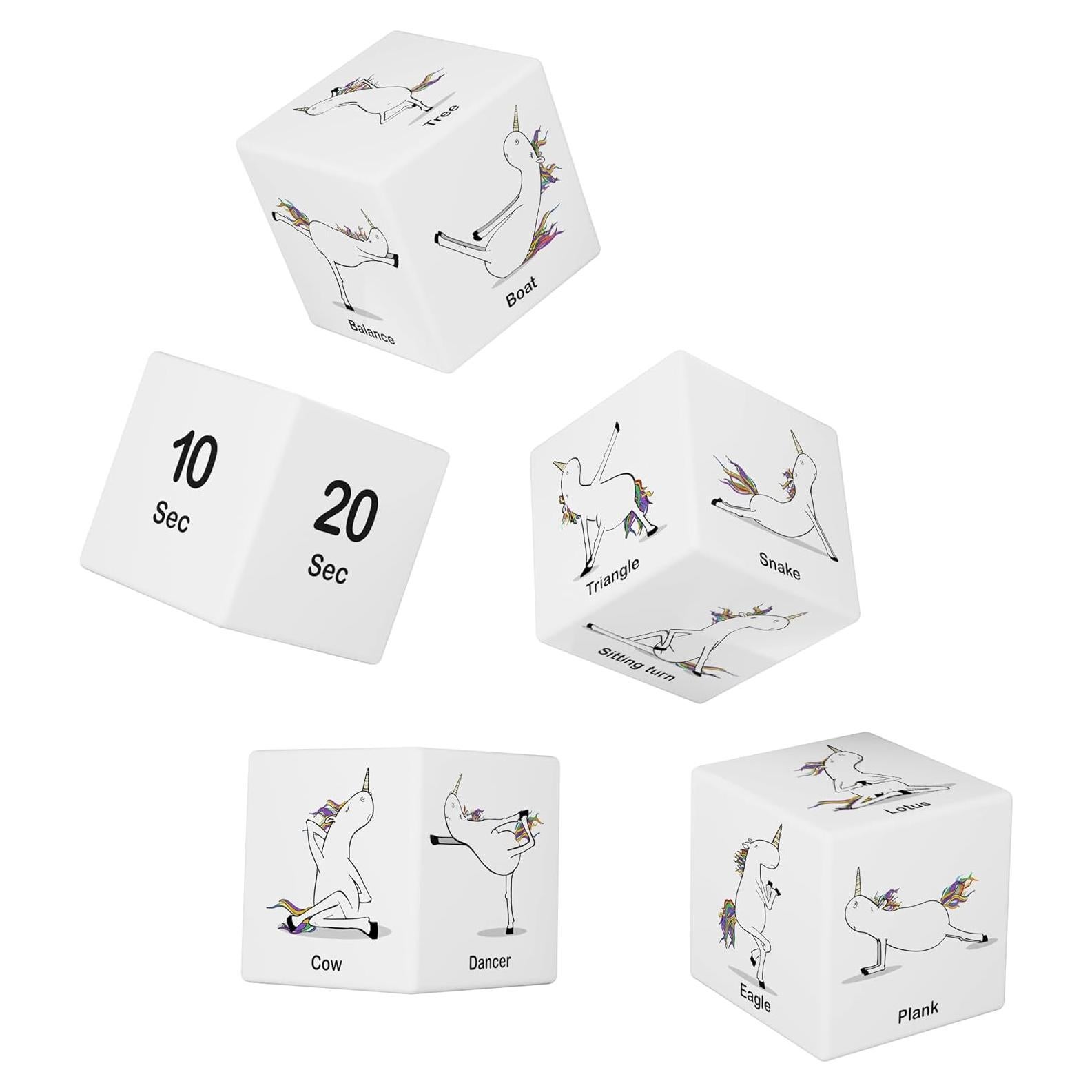 Dados de Ejercicio para Niños Omega Beauty 4 Piezas