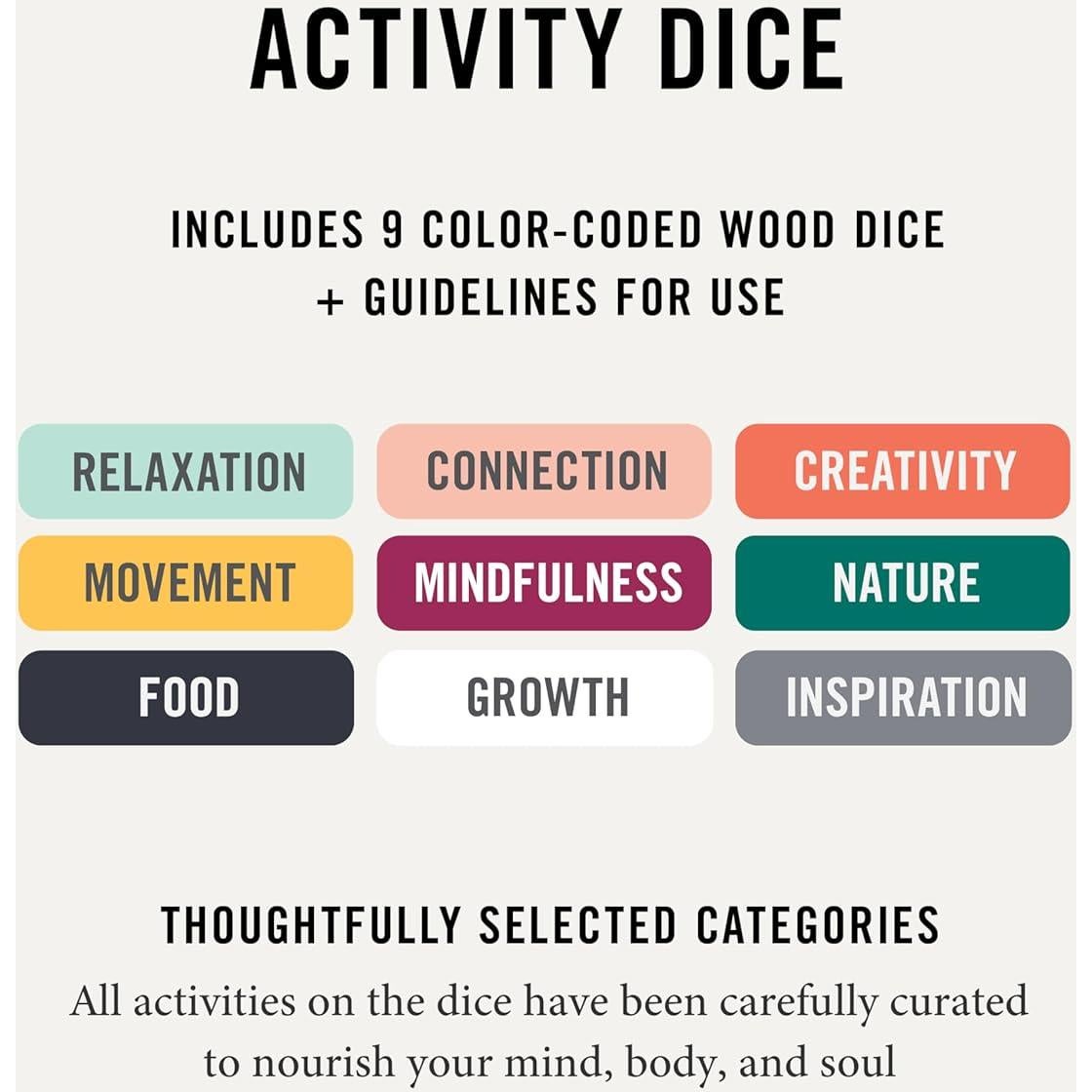 Dados de Actividad para Bienestar - Dos Tumbleweeds - 9 Dados