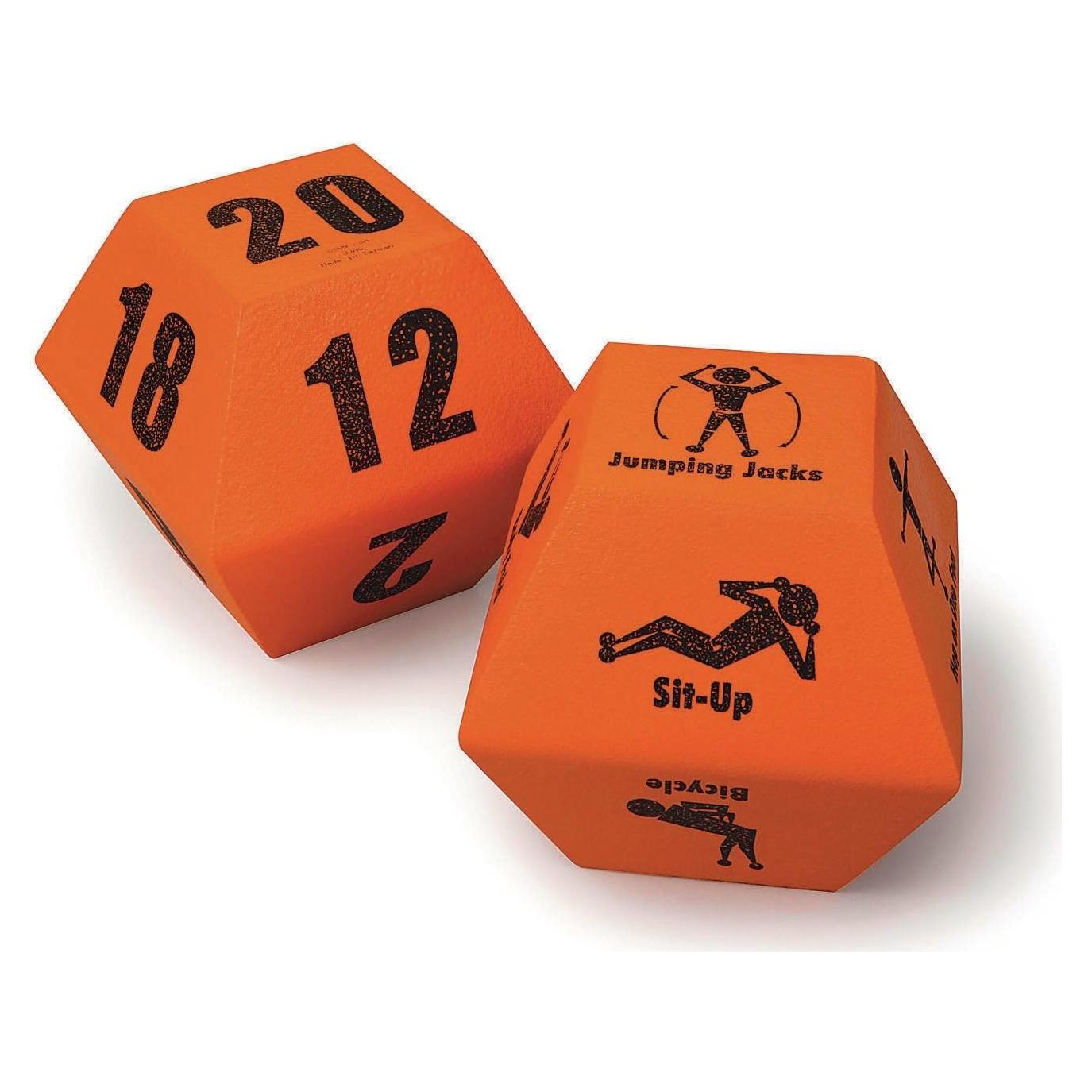 Dados de Fitness S&S Worldwide 17.78 cm con Ejercicios