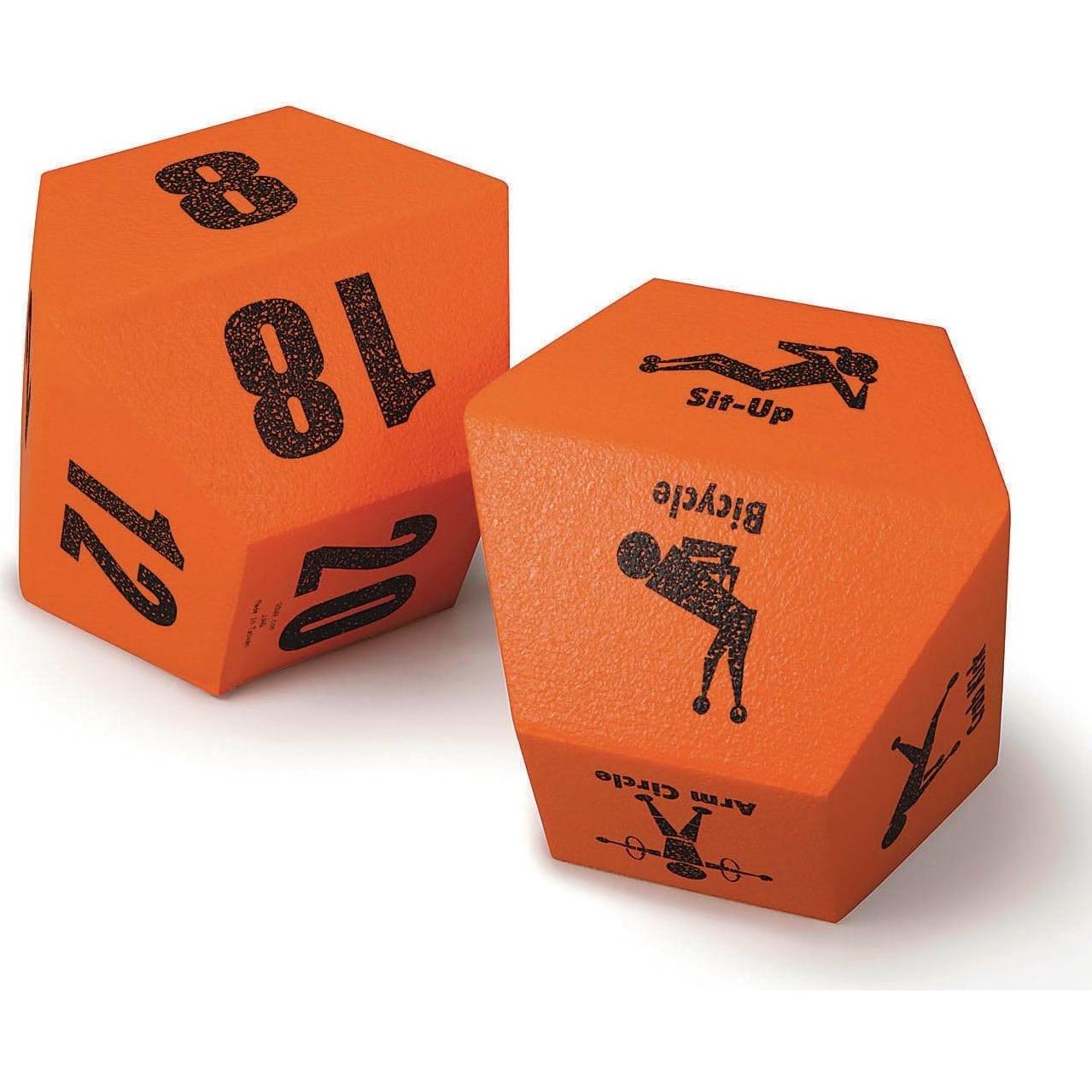 Dados de Fitness S&S Worldwide 17.78 cm con Ejercicios