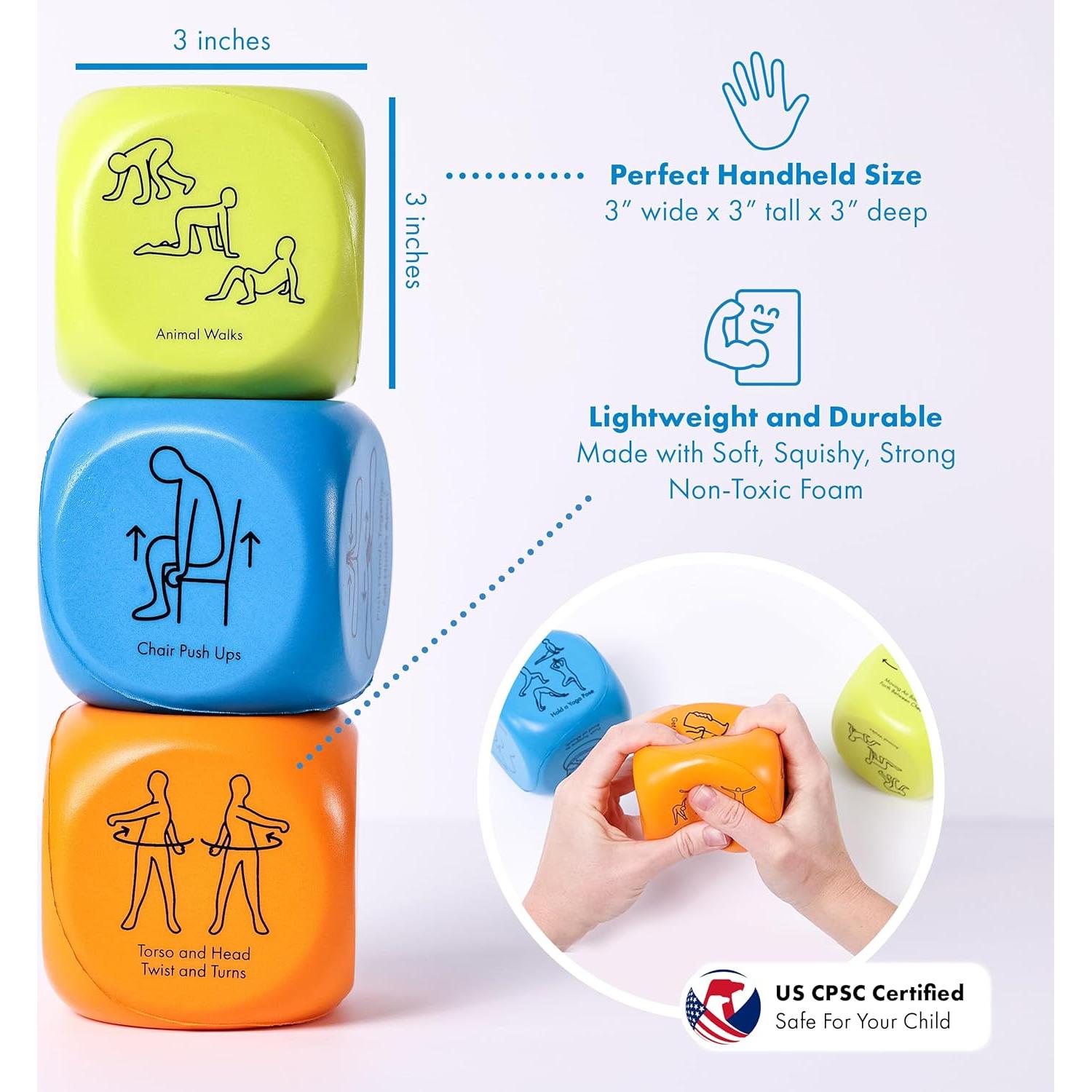 Dados Sensoriales Harkla - 18 Actividades para Niños y Adultos