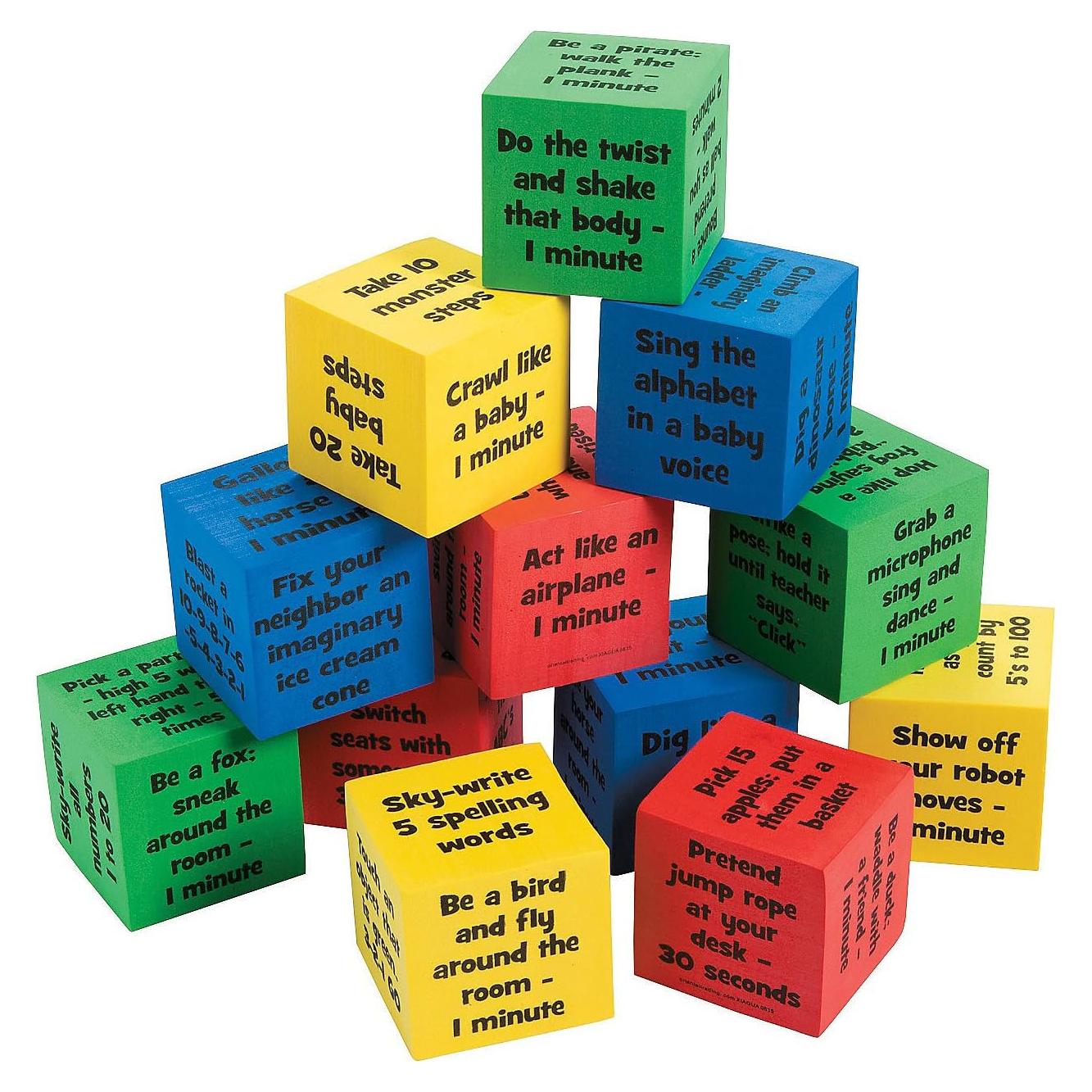 Dados de Actividad FX - Paquete de 12 - 6.35 cm