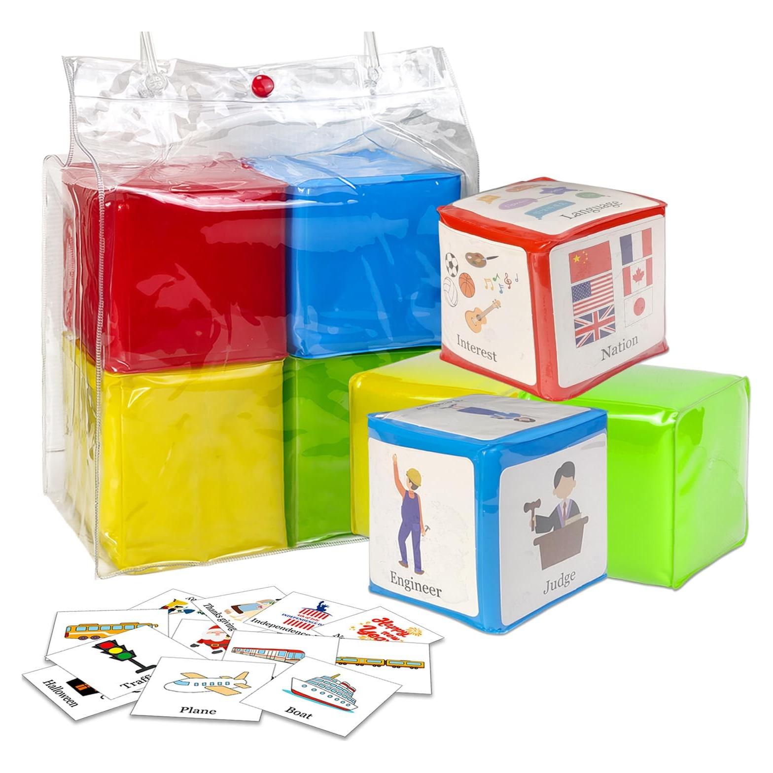 Dados de Espuma Grande BOHEMIABY 9.9 cm para Educación 4 Pcs