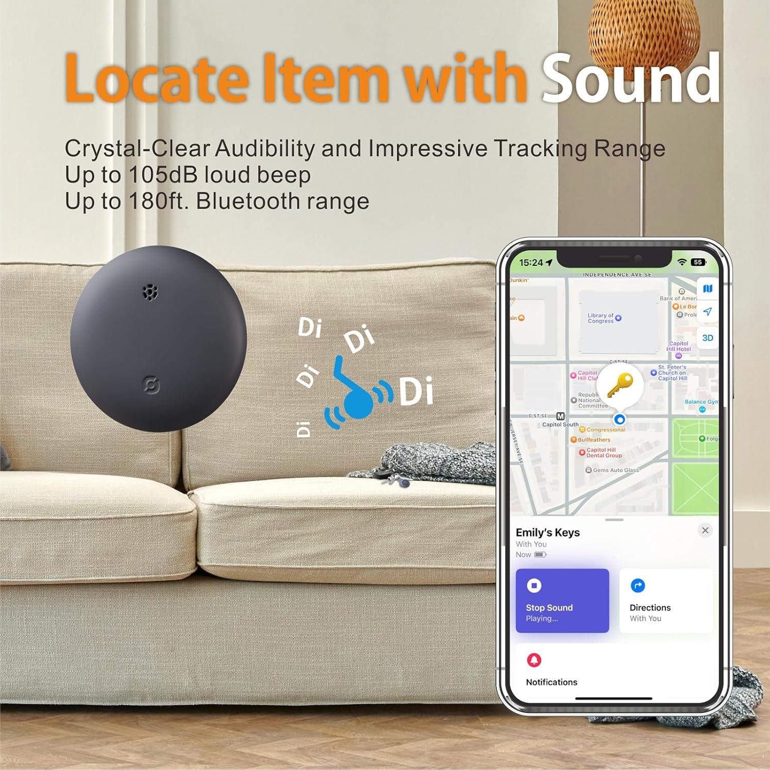 Reyke Smart Tag Rastreador Bluetooth para Equipaje 4 Pzs