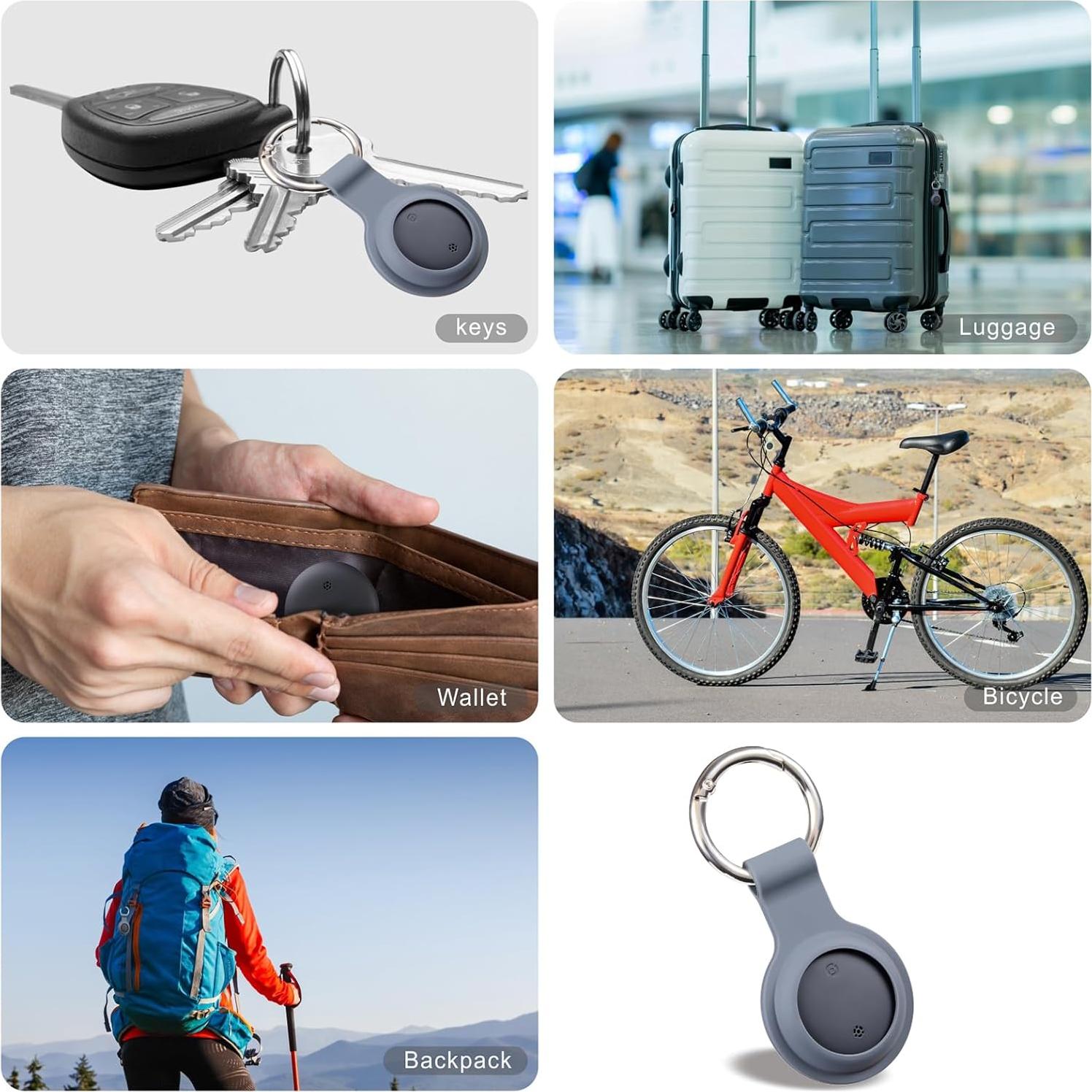 Reyke Smart Tag Rastreador Bluetooth para Equipaje 4 Pzs