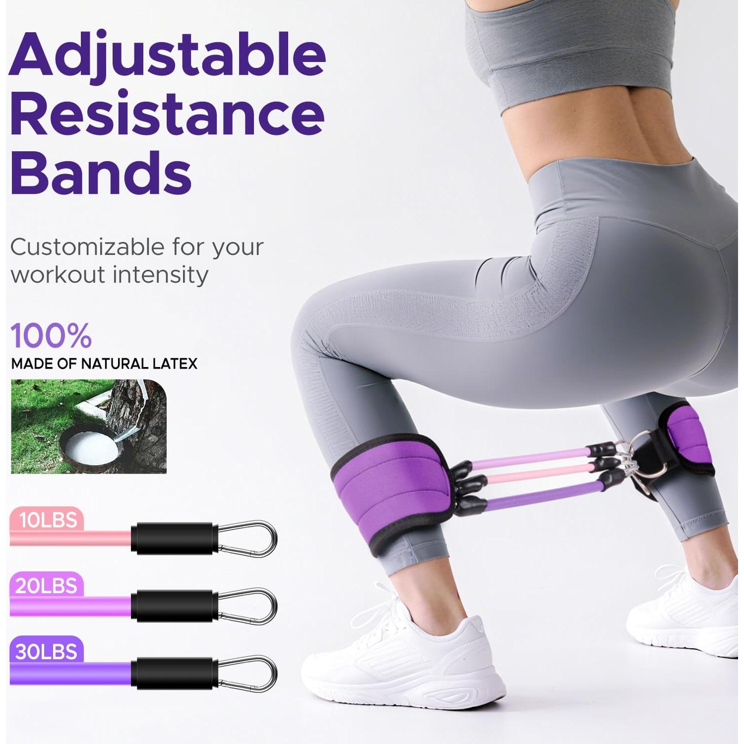 Kit de Anillo de Pilates Diputox con Pelota y Bandas de Resistencia