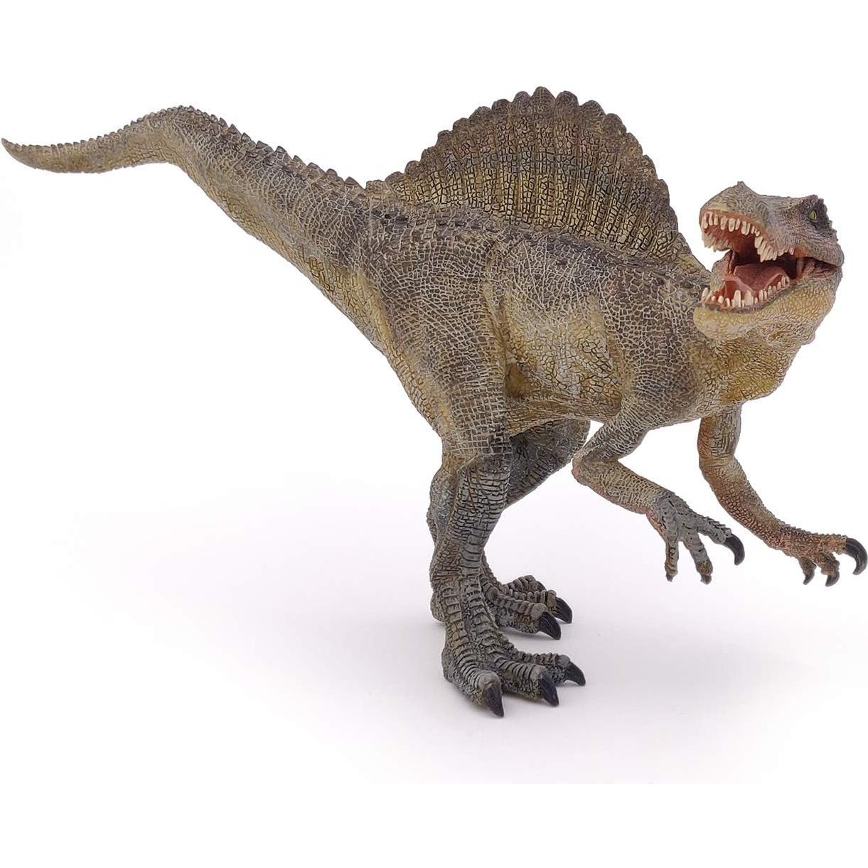 Spinosaurus Dinosaur Figurine - Prehistoric Predator Toy for Kids Age 3+ - Hand-Painted Realistic Cretaceous Carnivore - Educational Collectible Model - 31 x 13 x 17 cm - 55011