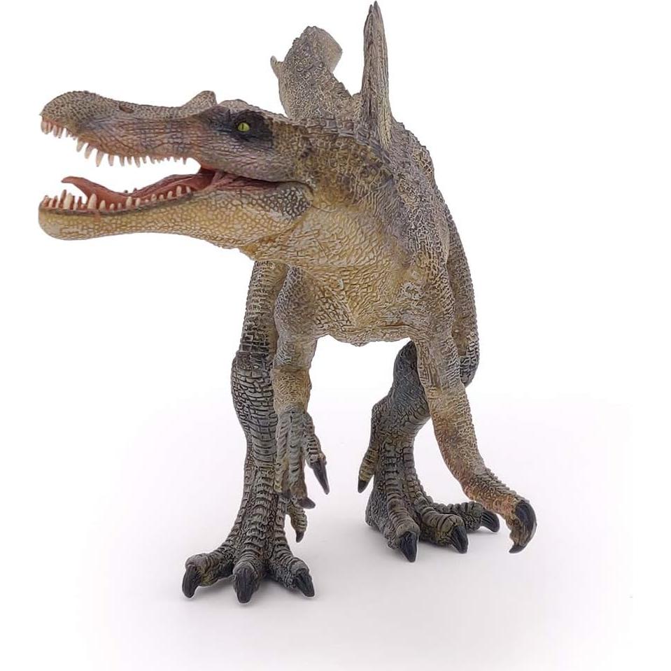 Spinosaurus Dinosaur Figurine - Prehistoric Predator Toy for Kids Age 3+ - Hand-Painted Realistic Cretaceous Carnivore - Educational Collectible Model - 31 x 13 x 17 cm - 55011