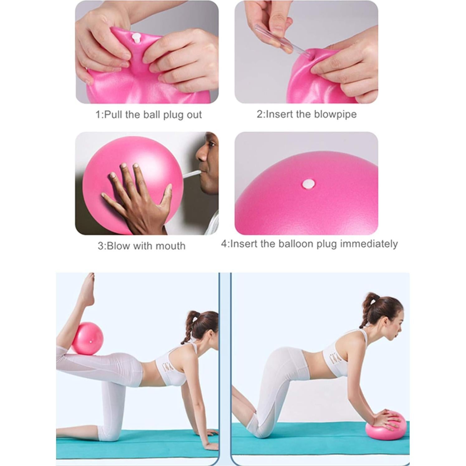 Conjunto de Anillo de Pilates YXILEE 9 Piezas - Ejercicio en Casa