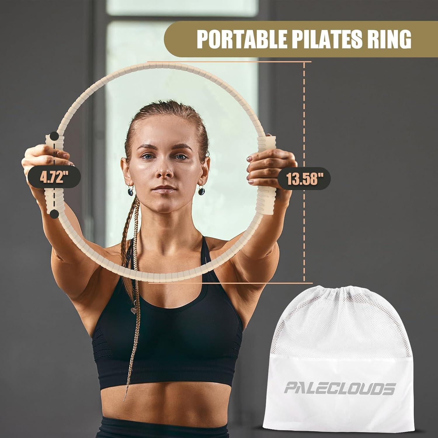 Kit de Pilates Paleclouds con Anillo, Mancuernas y Pelota