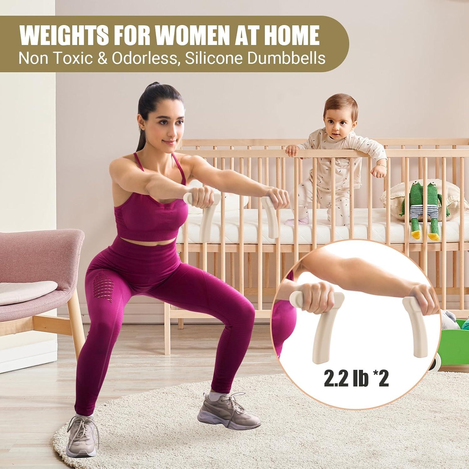 Kit de Pilates Paleclouds con Anillo, Mancuernas y Pelota