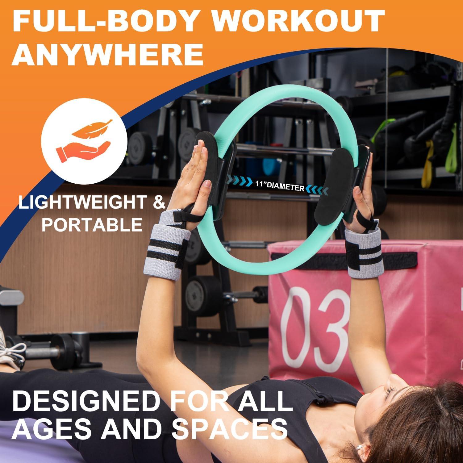 Conjunto de Anillo y Pelota de Pilates Tsikavo 30 cm