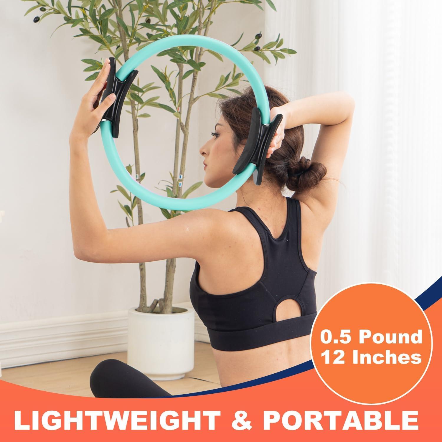 Conjunto de Anillo y Pelota de Pilates Tsikavo 30 cm