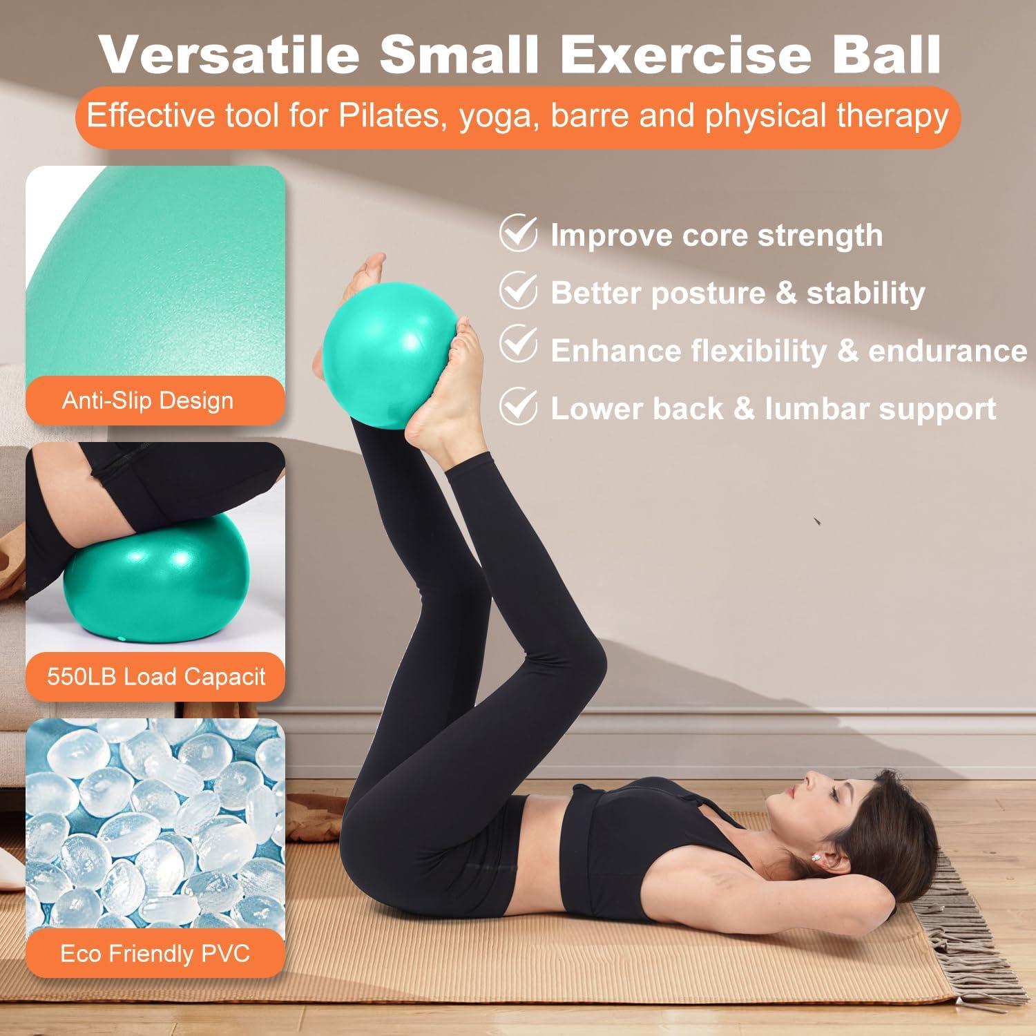 Conjunto de Anillo y Pelota de Pilates Tsikavo 30 cm