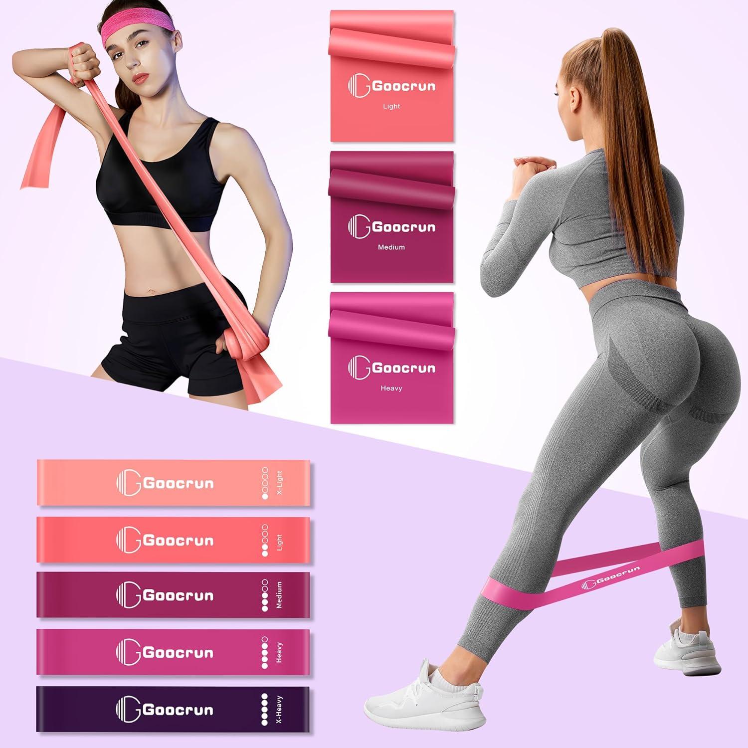 Conjunto de Anillo de Pilates Goocrun con Bandas y Pelota