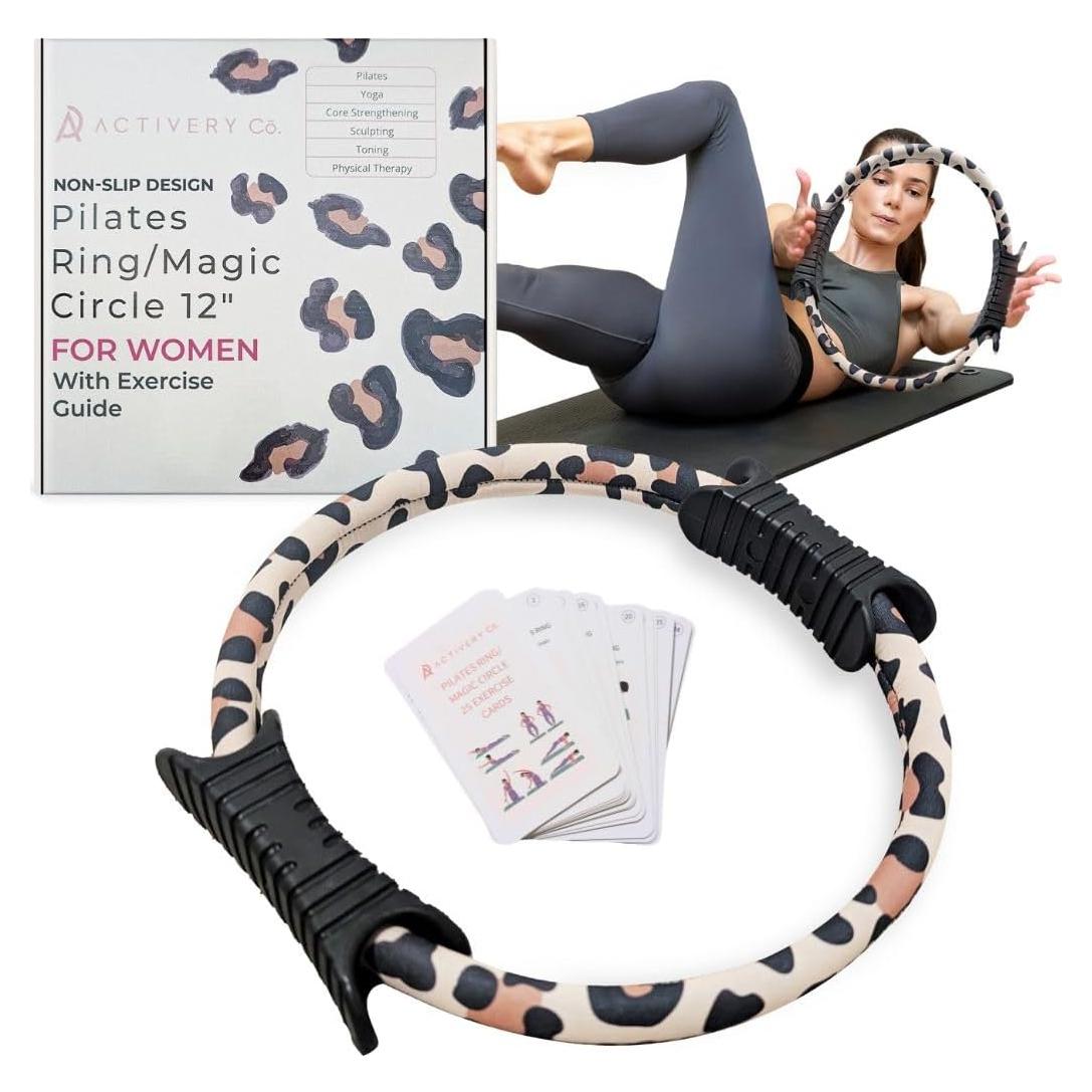 Anillo de Pilates Activery 30.48 cm Estampado Leopardo