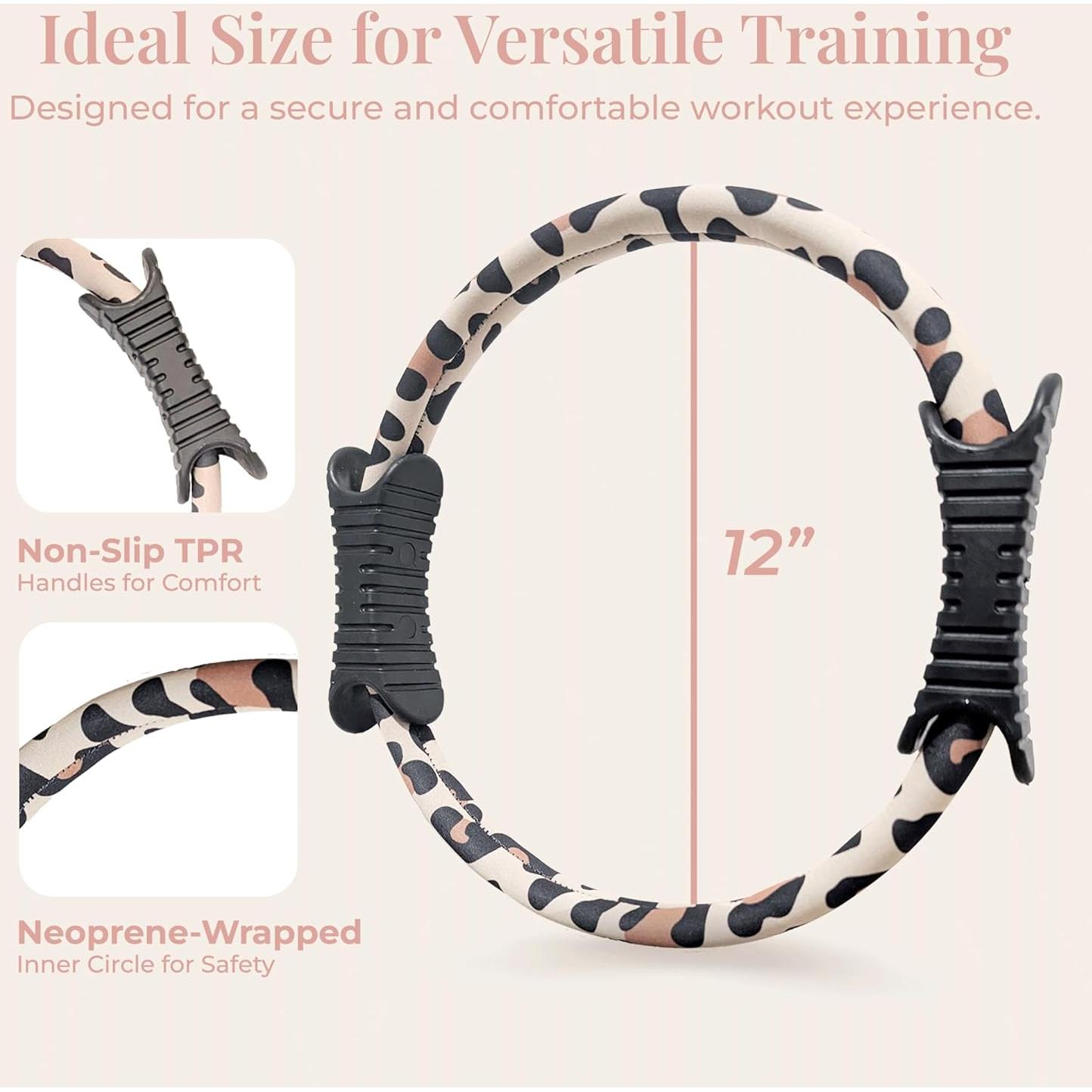 Anillo de Pilates Activery 30.48 cm Estampado Leopardo