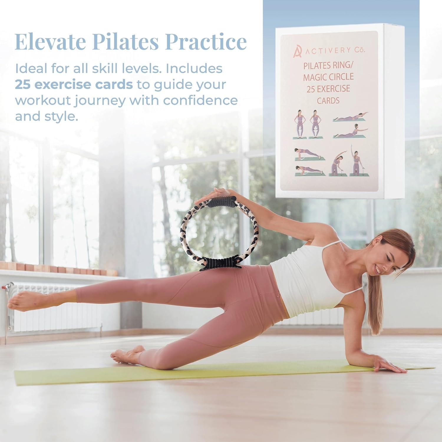 Anillo de Pilates Activery 30.48 cm Estampado Leopardo