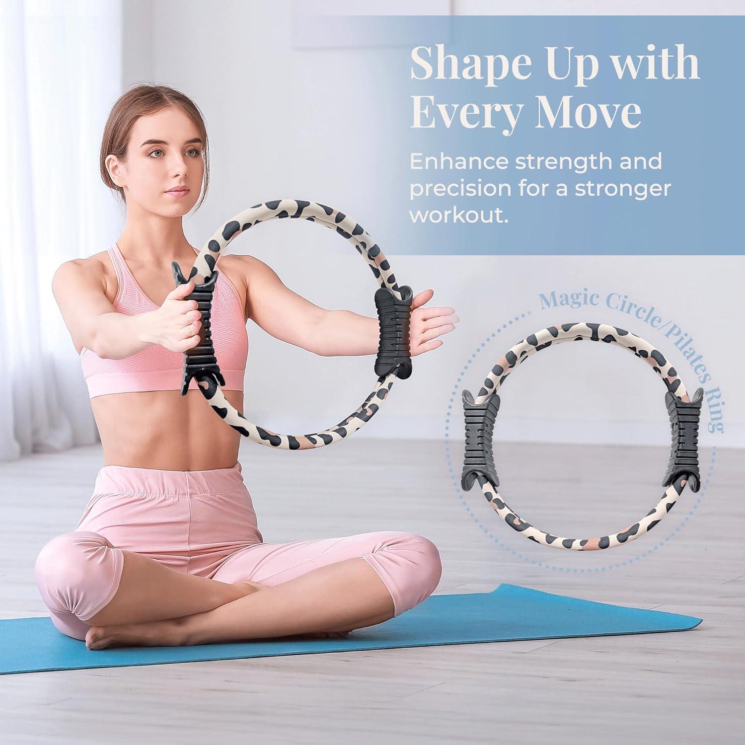 Anillo de Pilates Activery 30.48 cm Estampado Leopardo