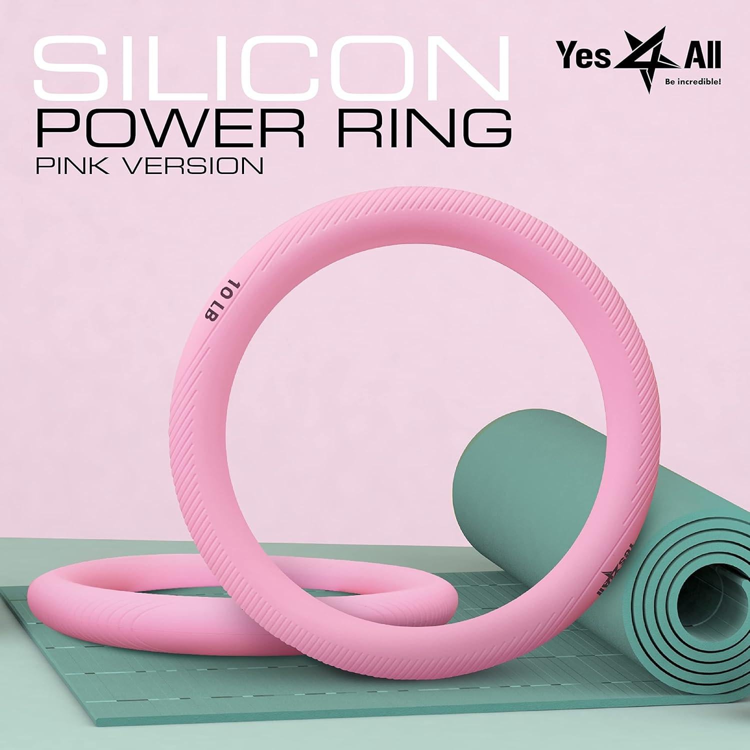 Anillo de Poder Yes4All 4.5kg para Yoga y Fitness