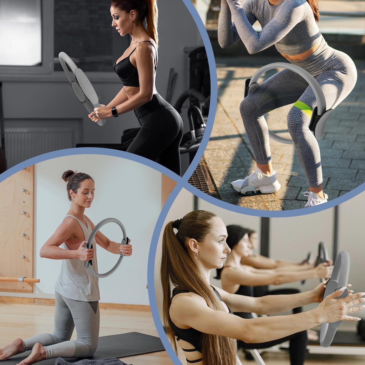 Círculo de Fitness Lankerdoo 37.95 cm con Mangos Acolchados