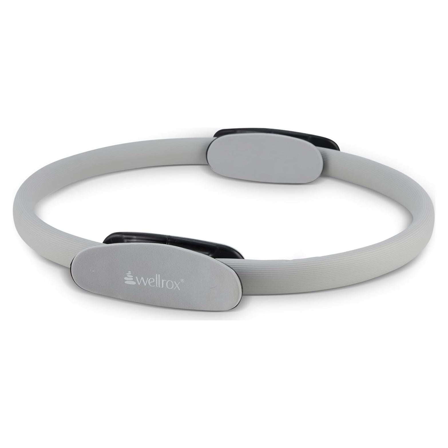Anillo de Pilates Wellrox 38 cm + Bolsa de Transporte - Gris