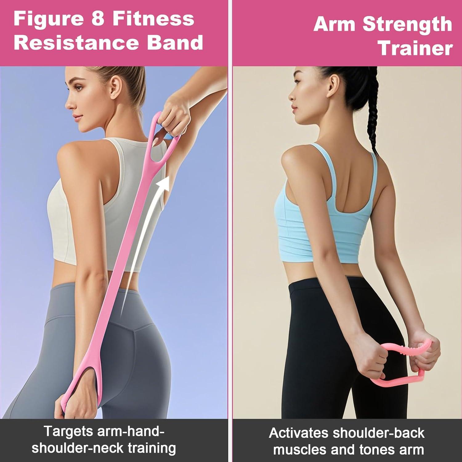 Kit de Pilates Dilobio 14 Piezas para Mujeres - Rosa