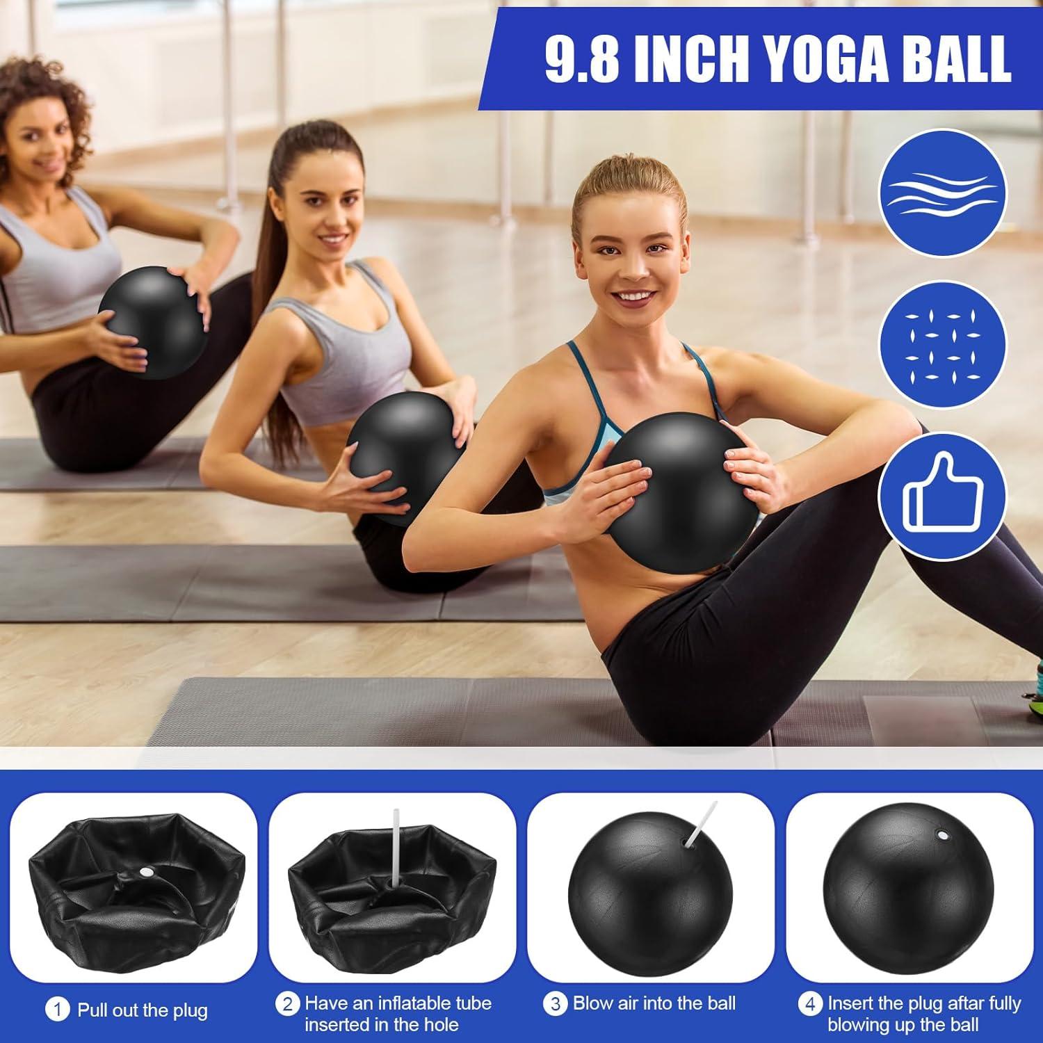Juego de Pilates Silipull MIU2331 - 6 Piezas con Anillo y Pelota