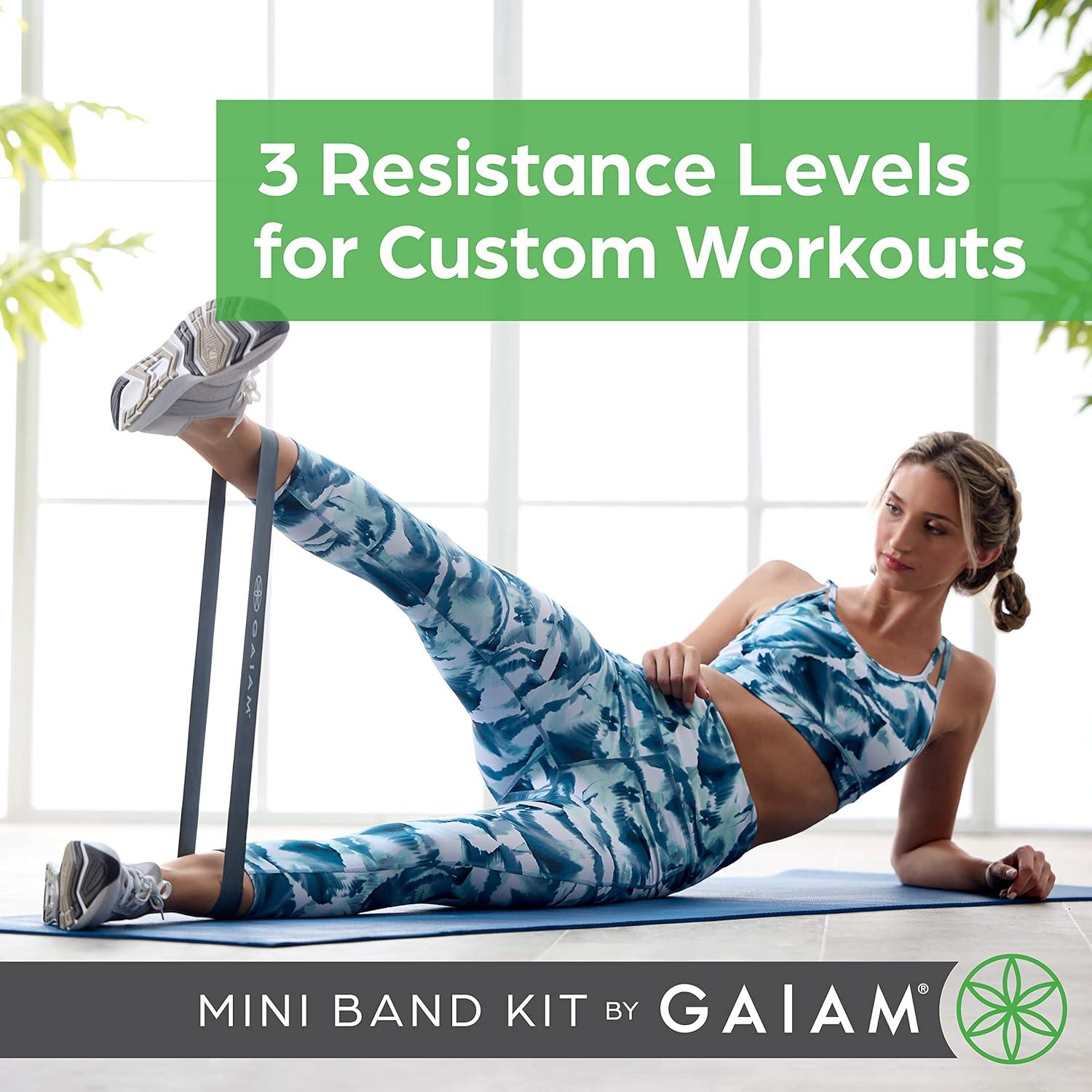 Kit de Mini Bandas de Resistencia Gaiam Restore - 3 Niveles