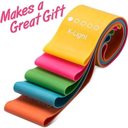 Bandas de Ejercicio de Resistencia Fit Simplify 5 Piezas 25.4 cm