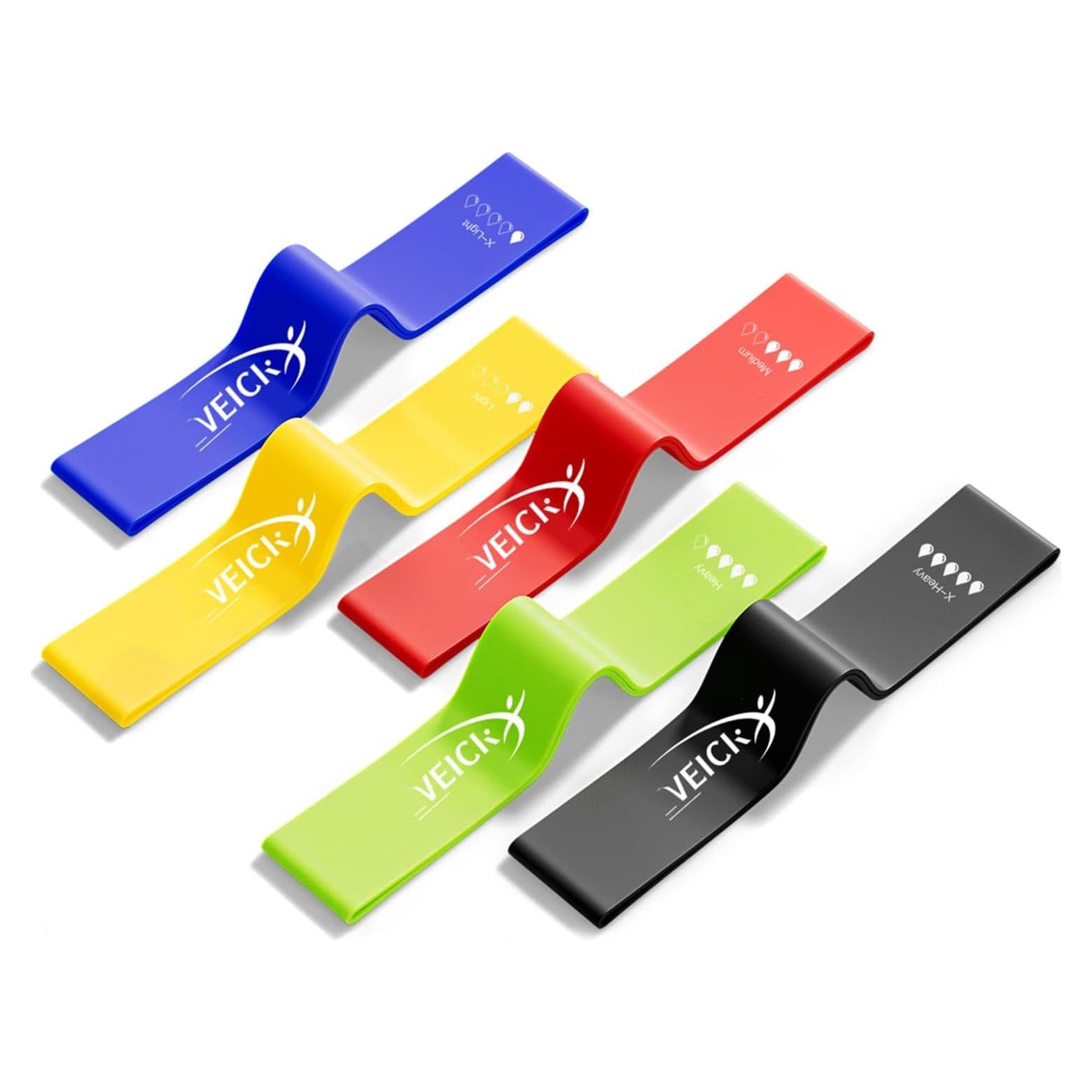 Bandas de Ejercicio de Resistencia VEICK - 5 Niveles para Fitness