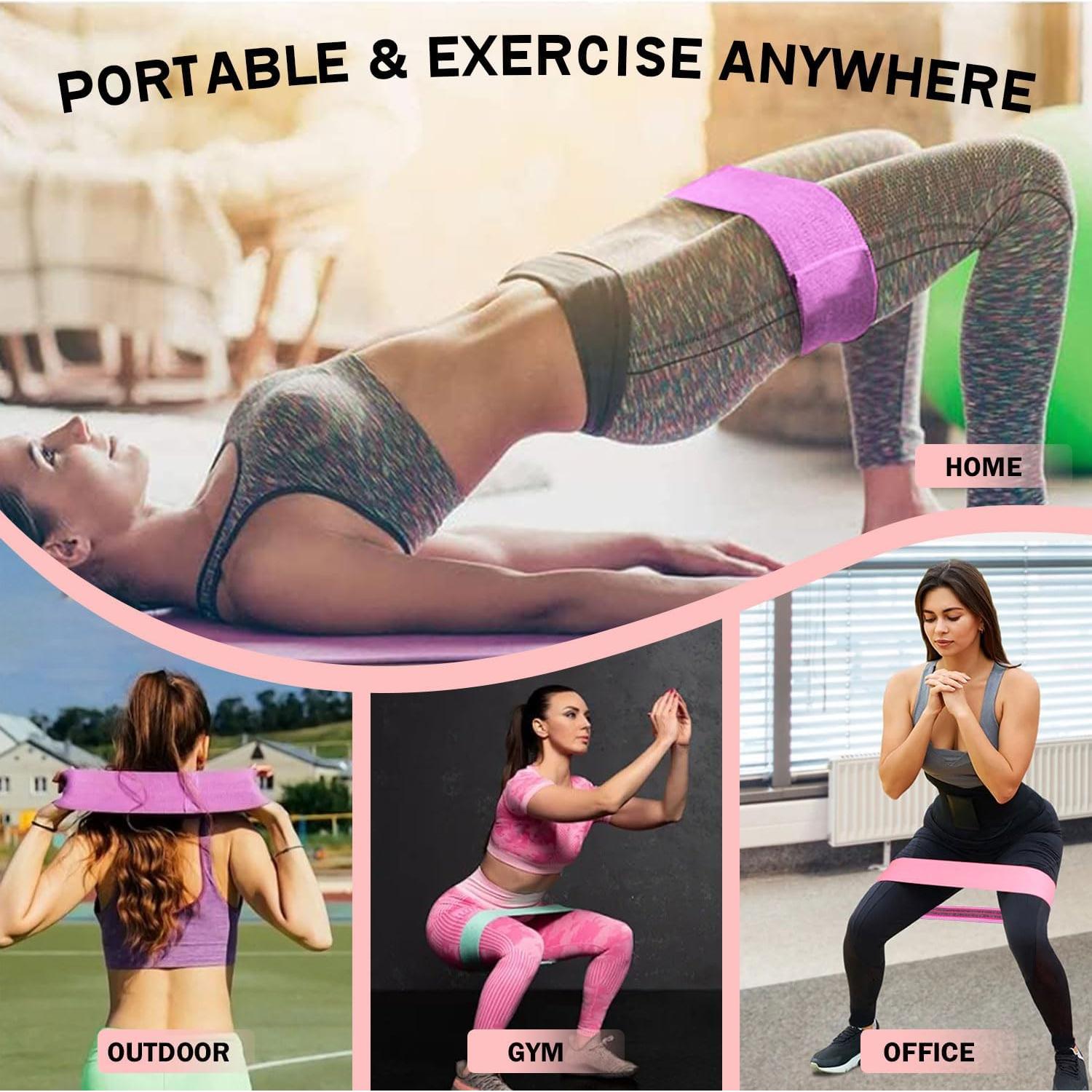 Bandas de Resistencia KANGFITER Antideslizantes 3 PCS para Ejercicio