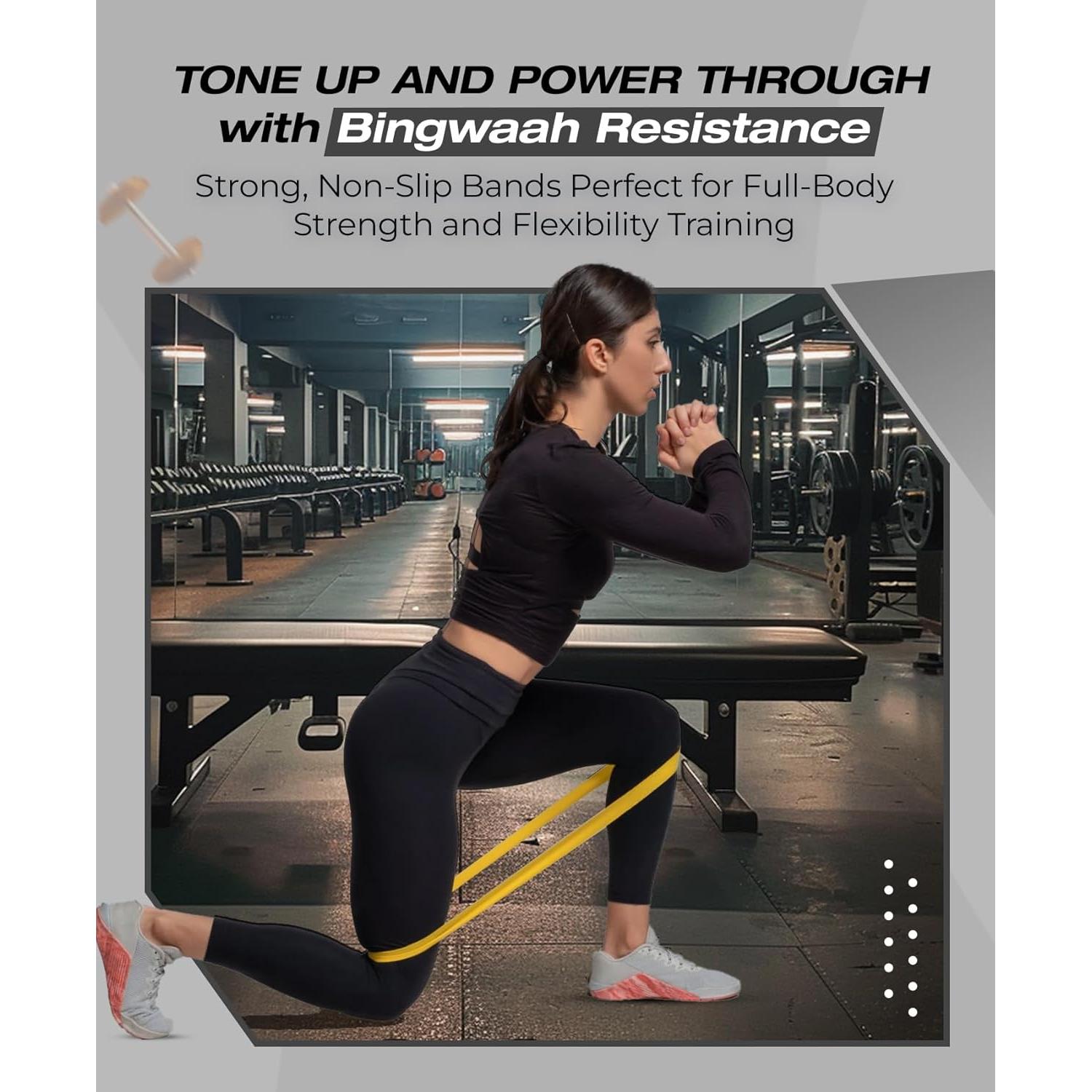 Set de 5 Mini Bandas de Resistencia Bingwaah - Entrenamiento y Rehabilitación