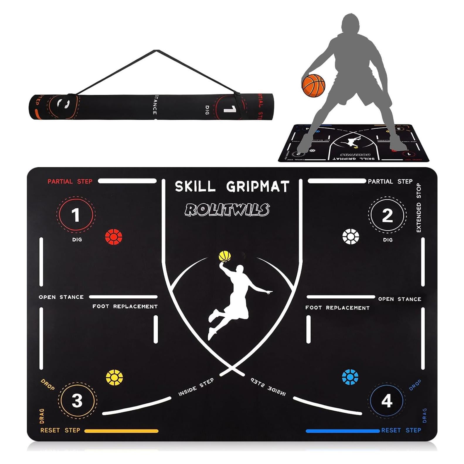 Alfombra de Entrenamiento Rolitwils para Baloncesto 118.5x90.5cm