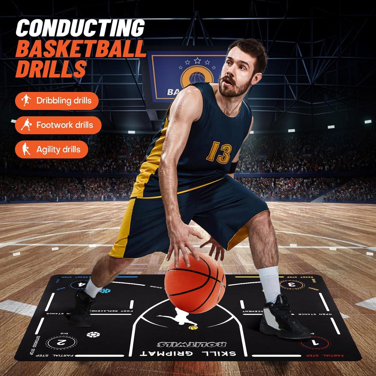 Alfombra de Entrenamiento Rolitwils para Baloncesto 118.5x90.5cm