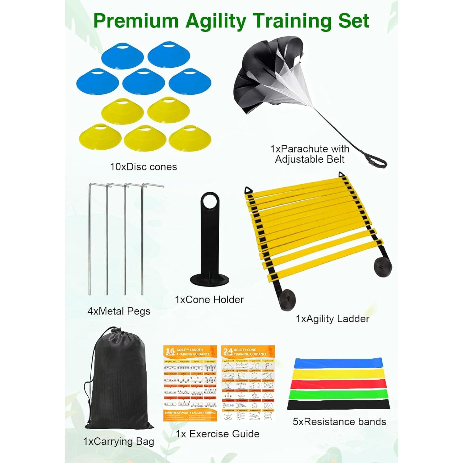 Kit de Entrenamiento de Velocidad y Agilidad Panykoo FB-001