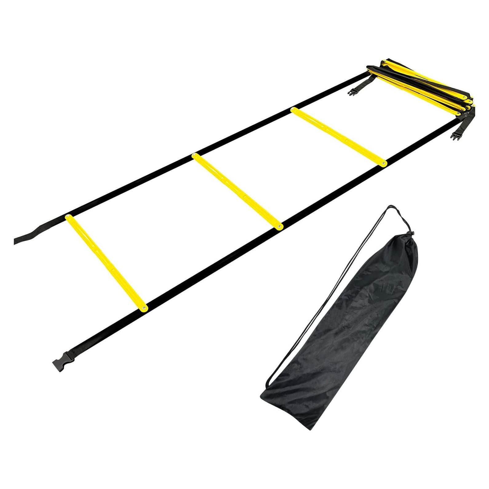 Escalera de Agilidad Socpuro 4.88m con 12 Peldaños y Bolsa