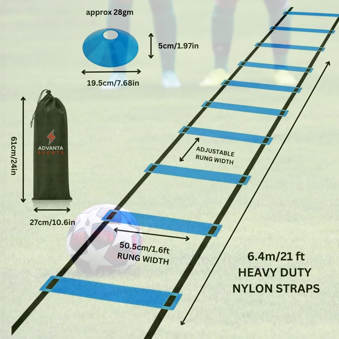 Conjunto de Entrenamiento de Agilidad Advanta Sports - 6.4m
