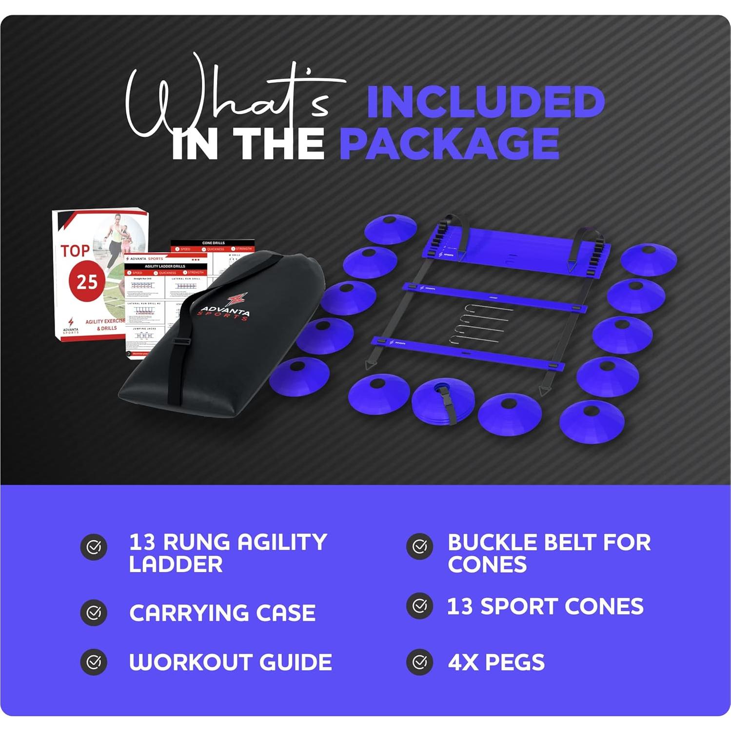 Conjunto de Entrenamiento de Agilidad Advanta Sports - 6.4m