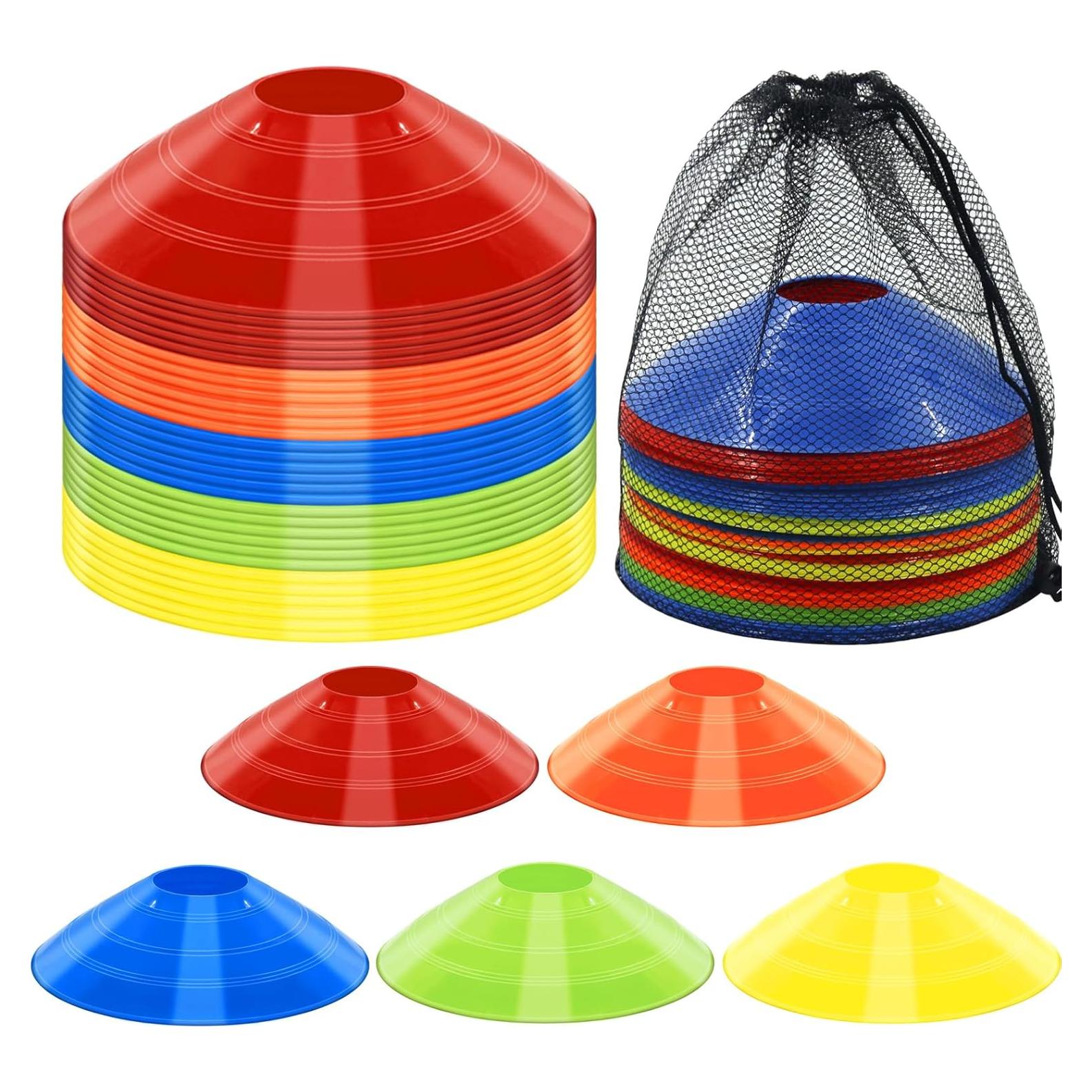 Paquete de 30 Conos de Entrenamiento Jyongmer - Multicolor