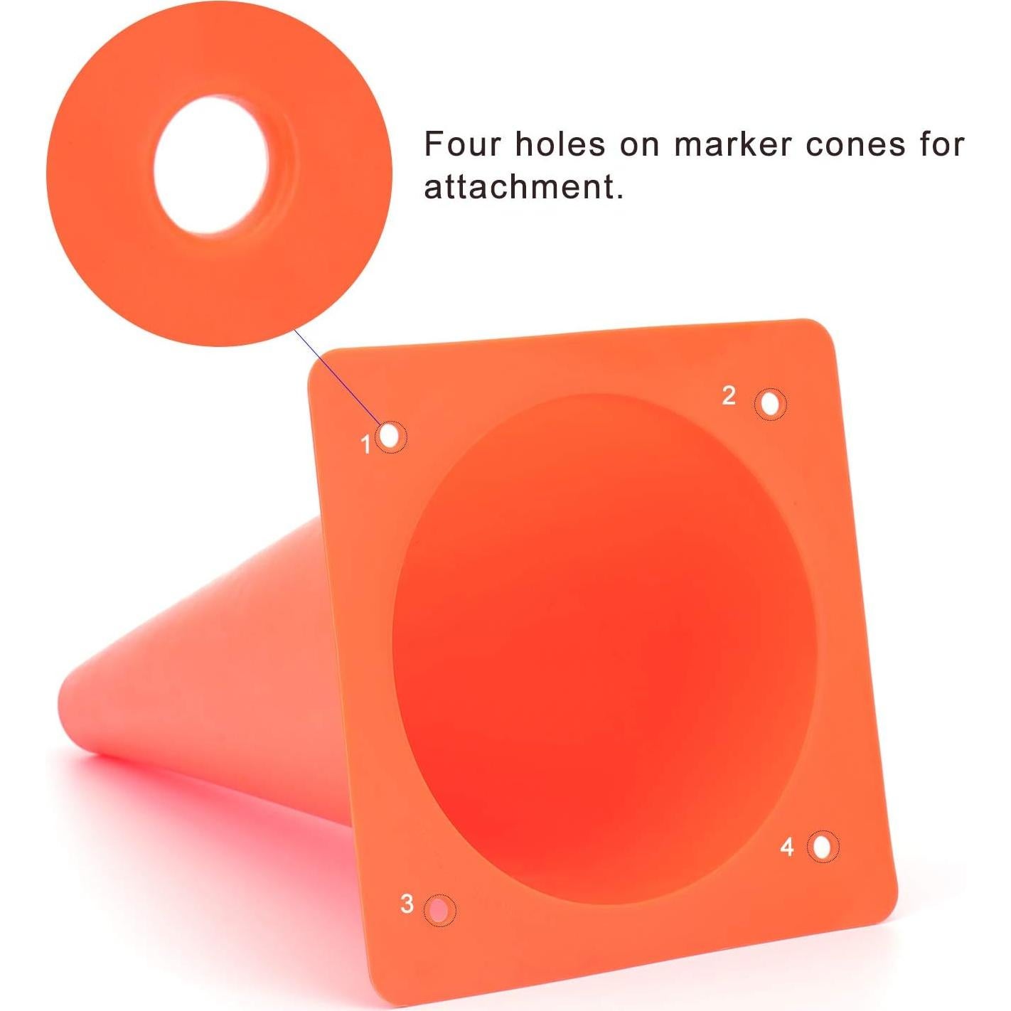 Conos de Entrenamiento Fragraim 30 cm - Set de 12 Colores