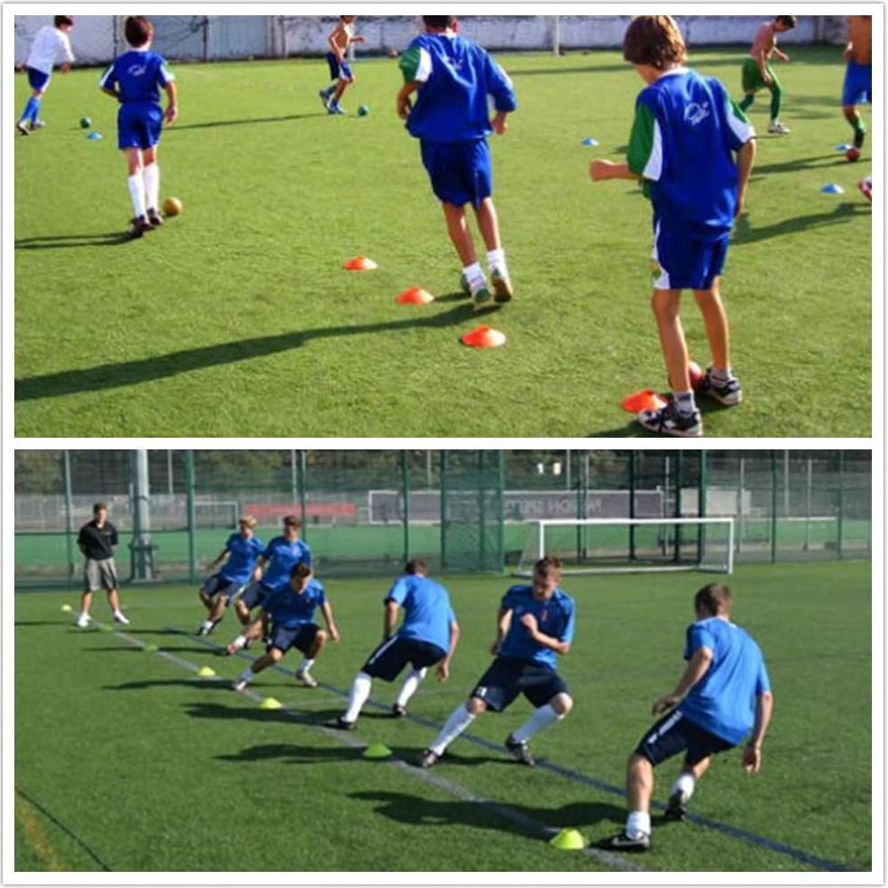 Conos de Fútbol YOQXHY 50 Pcs Plástico 5 Colores para Entrenamiento