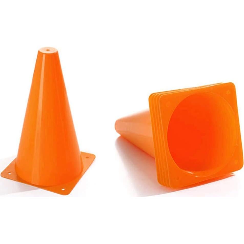 Conos de Fútbol YOQXHY 18 cm Naranja 25 Piezas con Bolsa