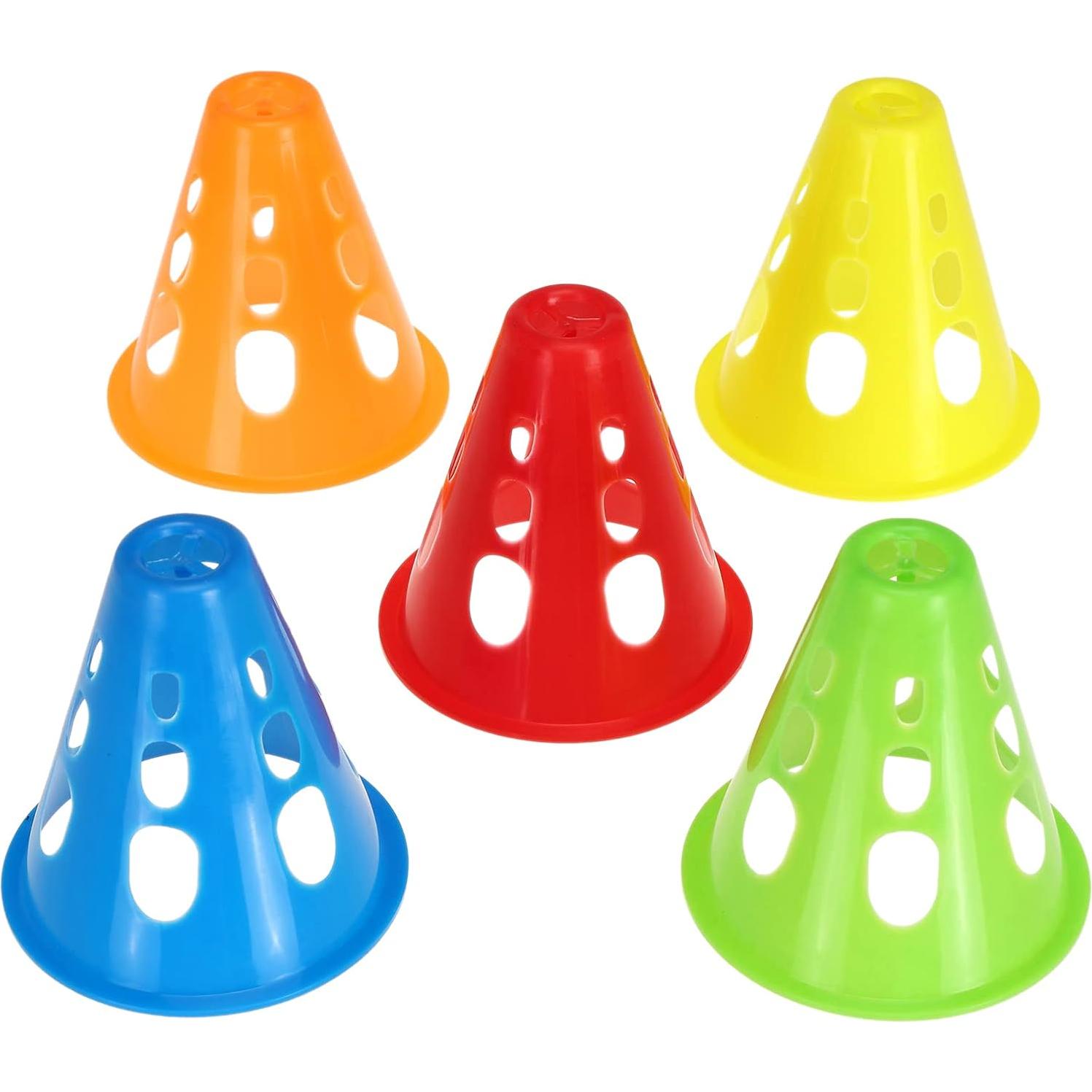 Conos Mini Deportivos Jucoan - Paquete de 50, 7.6 cm, Colores Brillantes